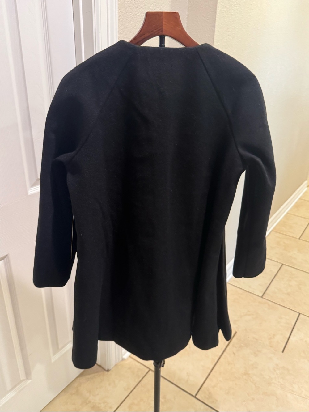 Tuckernuck Blair Black Bow-Accent Coat Dress Size Large - Picture 8 of 10